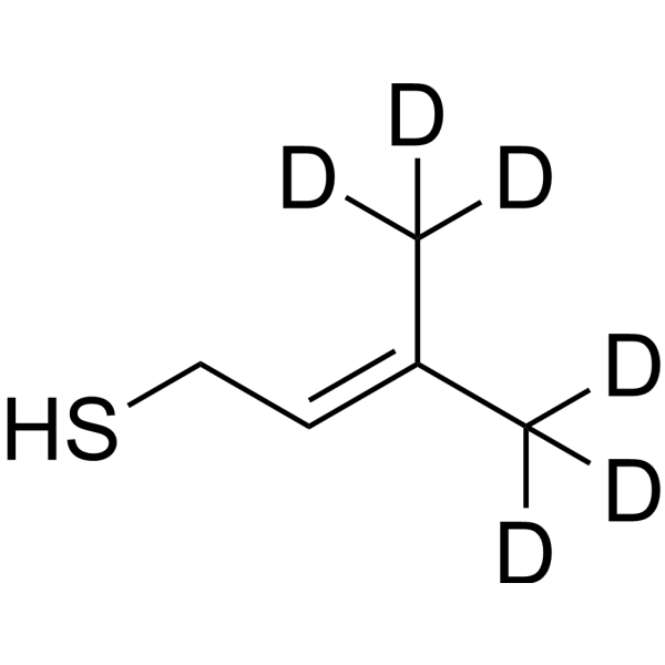 3-Methylbut-2-ene-1-thiol-d6 1189879-84-2